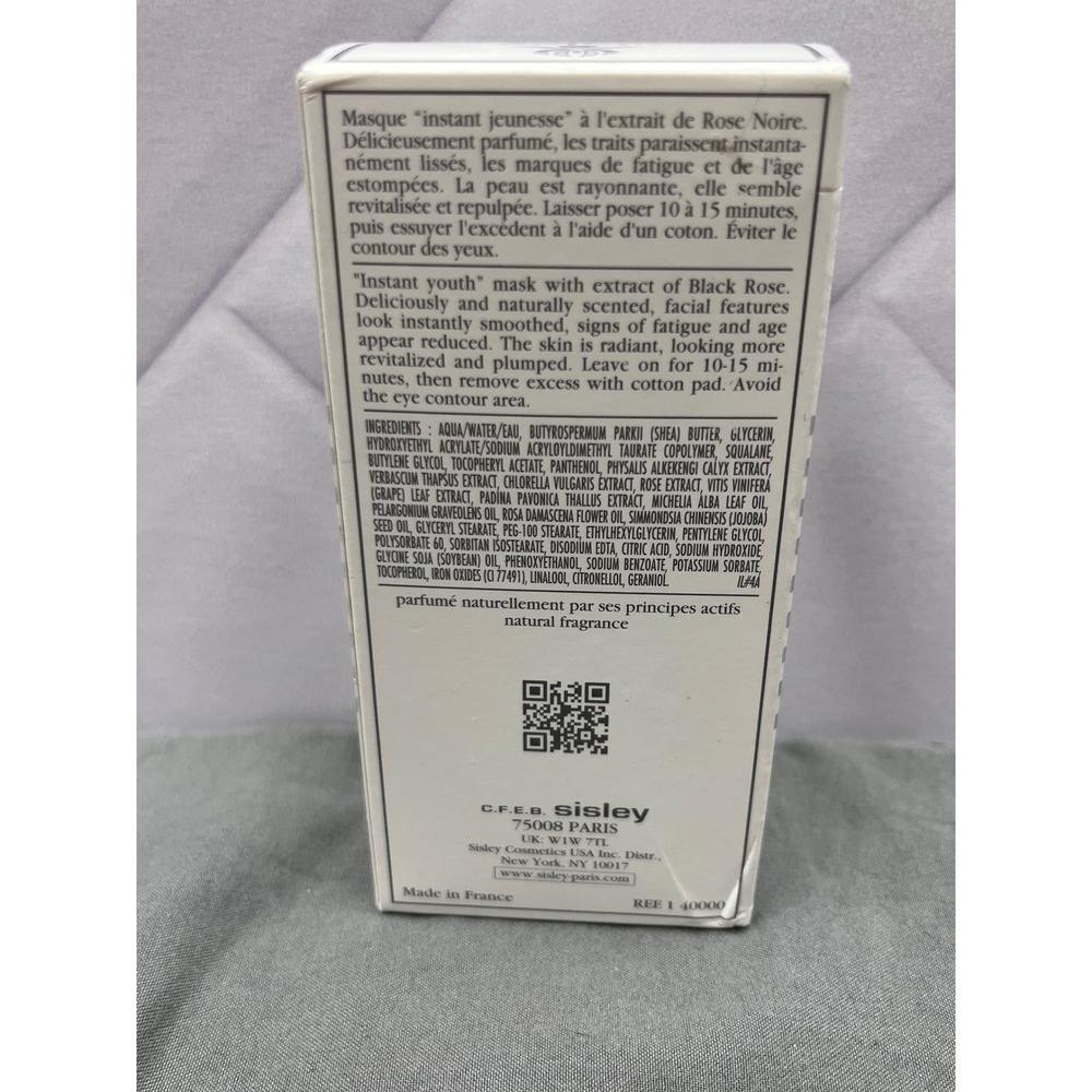 Sisley Paris Black Rose Cream Mask Instant Youth 60ml 2oz w/ Box - Picture 3 of 4